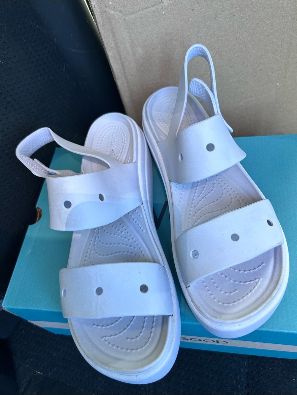Croc Sandals- Women’s light purple sandals